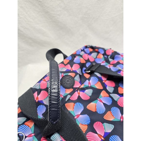 Kipling Womens Dania Print Purse (Butterfly Print) Handbag - Picture 5 of 14